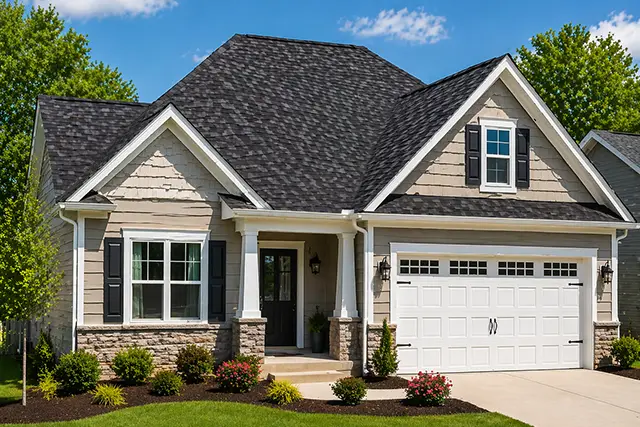 New roof replacement on your home with dimensional shingles in Cincinnati Ohio